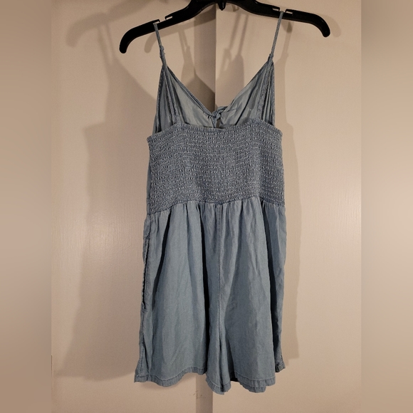 Aerie Soft Denim Romper - Picture 2 of 5